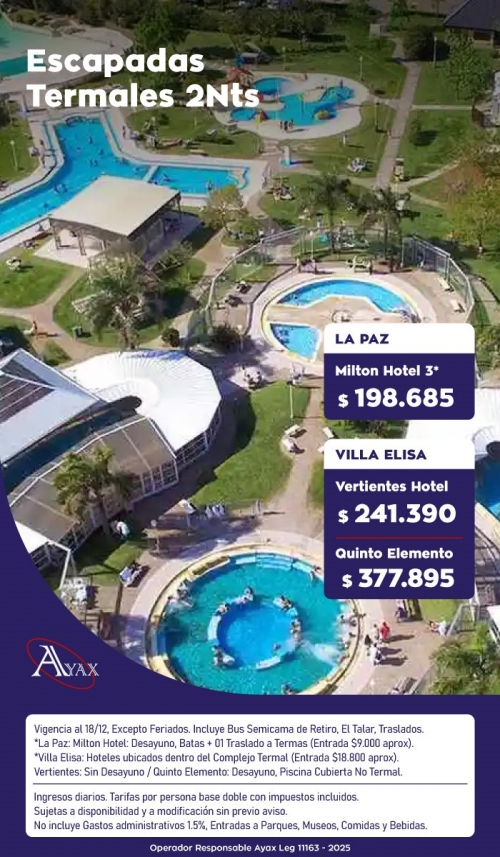 Termas Villa Elisa & La Paz